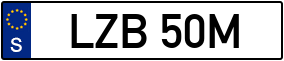 Truck License Plate